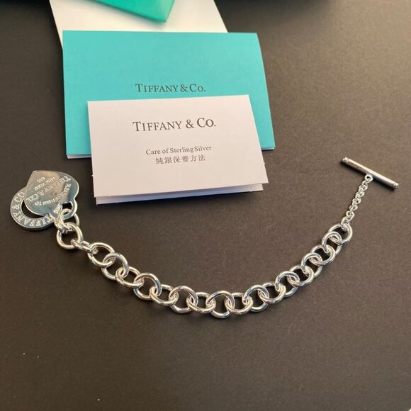 Tiffany & Co Silver T Wire Bracelet - Picture 2 of 6